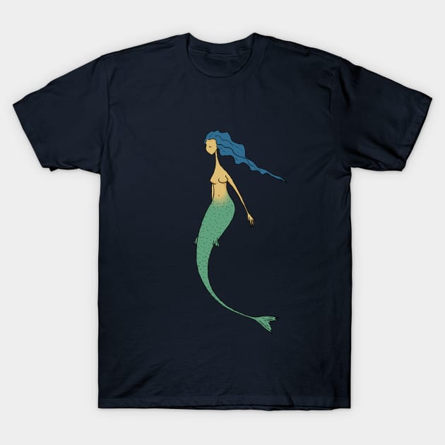 Mermaid T-Shirt by calavara